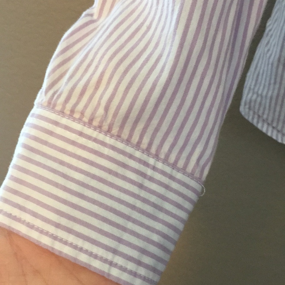Strip Button Up Top - Picture 4 of 4
